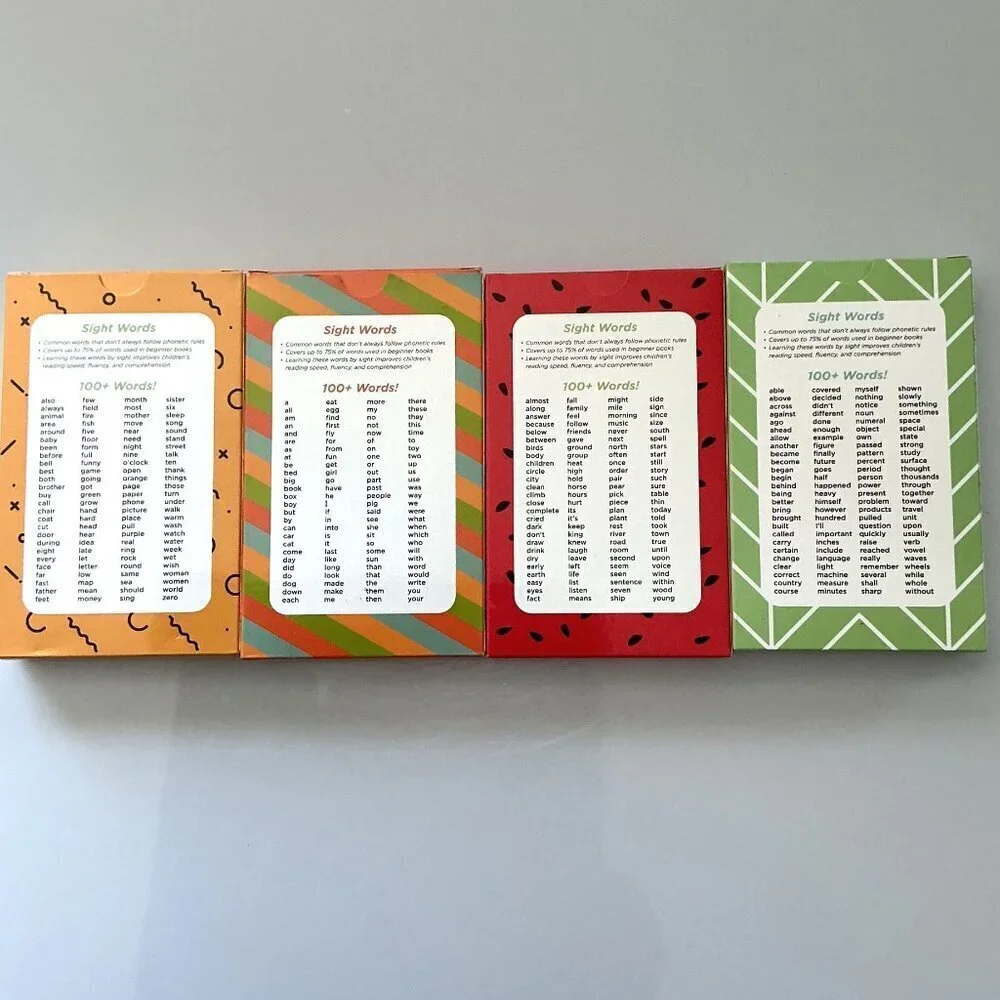 THINK TANK SCHOLAR SIGHT WORDS 400+ SIGHT WORD FLASHCARDS  4 PACK K-3